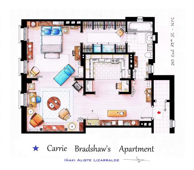 Famous Tv Show Floor Plans House Nerd