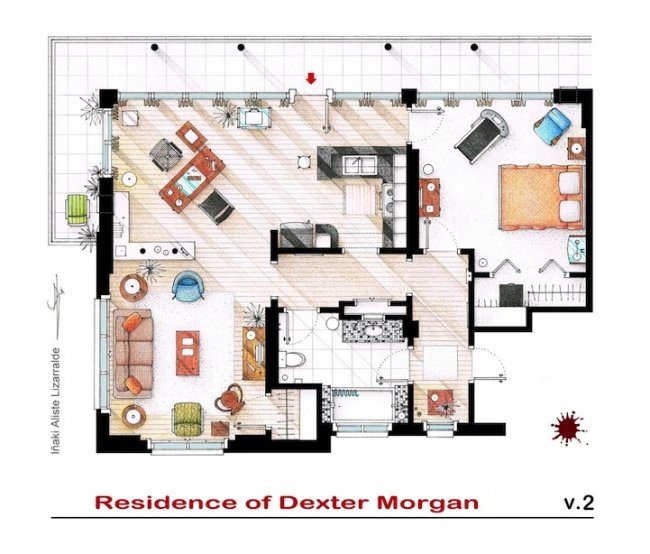 Famous Tv Show Floor Plans House Nerd